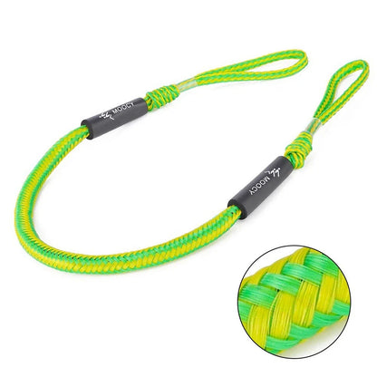 Mooring Rope 1.2m Unstretched, 1.6m Stretched for Boats, Green