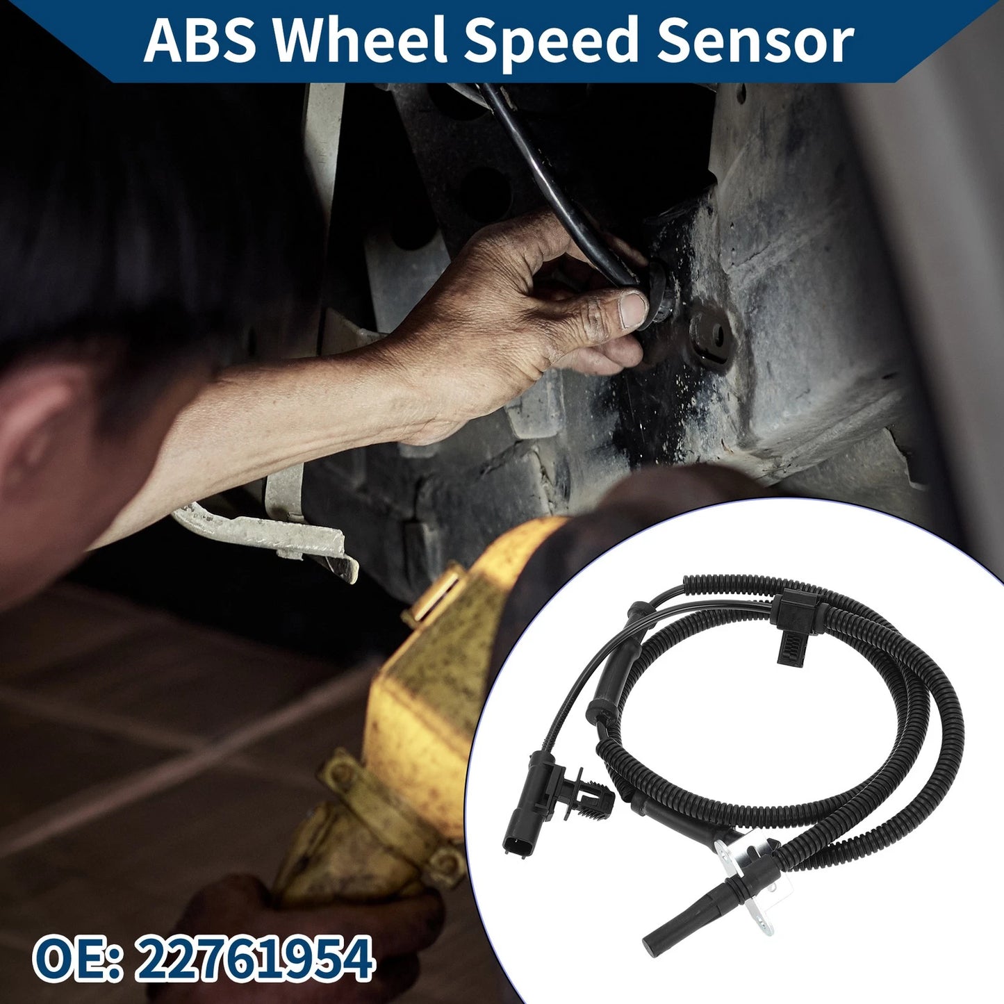 ABS Wheel Speed Sensor for GMC Sierra 3500 HD Rear Right