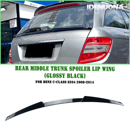 Rear Spoiler Lip for Benz C Class S204 Wagon (2008-2014)