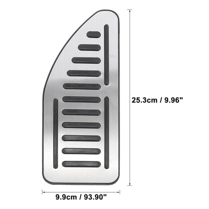 Stainless Steel Rubber Footrest Pedal Pads Cover for Jeep Renegade (2015-2020)