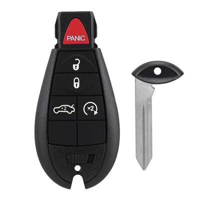 5 Button Remote Key Fob Case Shell for Dodge Ram 1500 3500 Jeep Cherokee