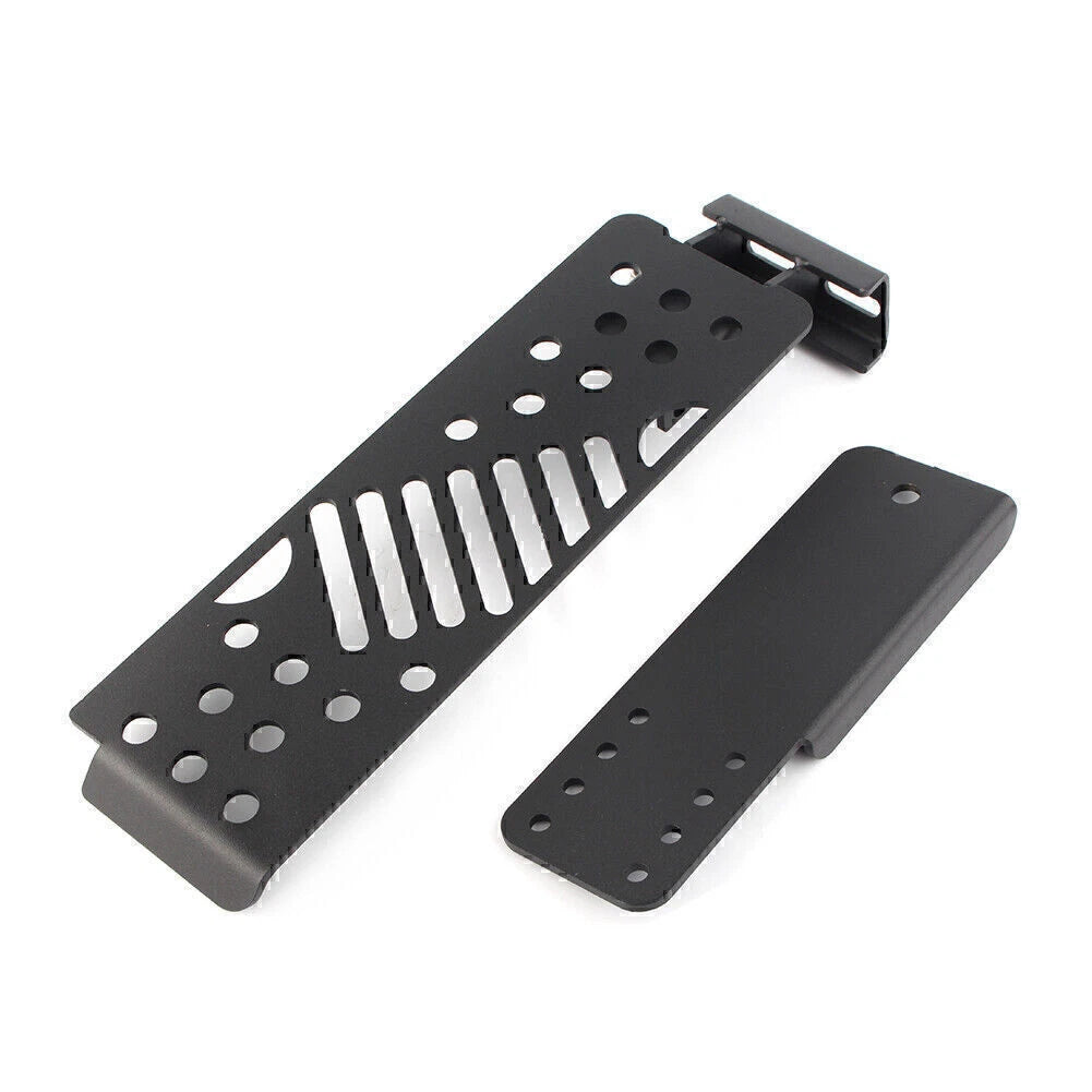 Black Steel Left Driver Foot Peg for Jeep Wrangler JL (2018-2019)