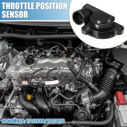Throttle Position Sensor for GMC P3500 Base 7.4L V8 Gas (1994-1997) Black