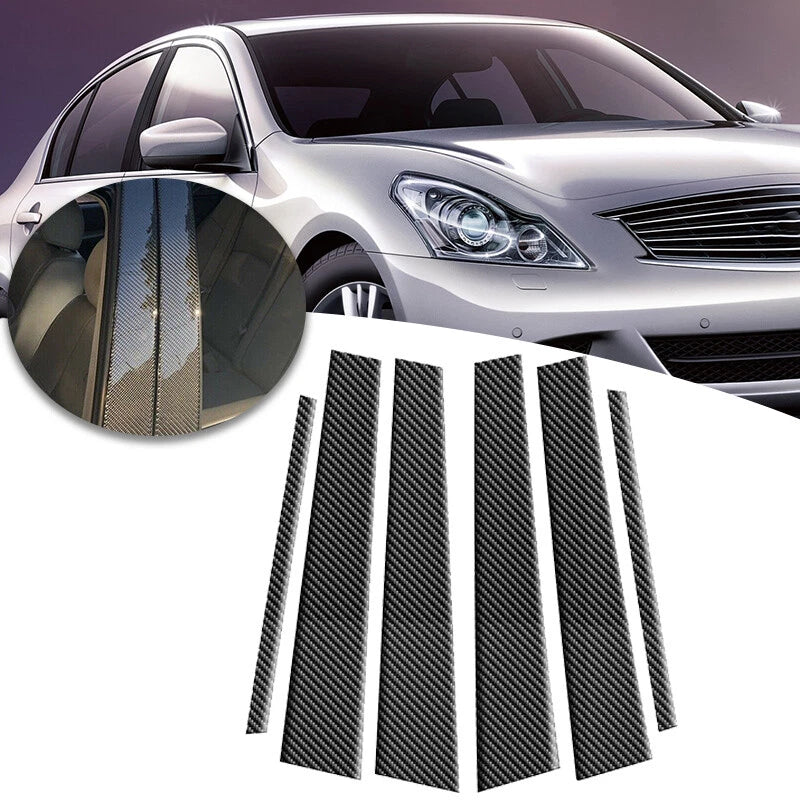 Window Pillar Post Door Trim Molding Cover for Infiniti G35 G37 Sedan (2002-13)