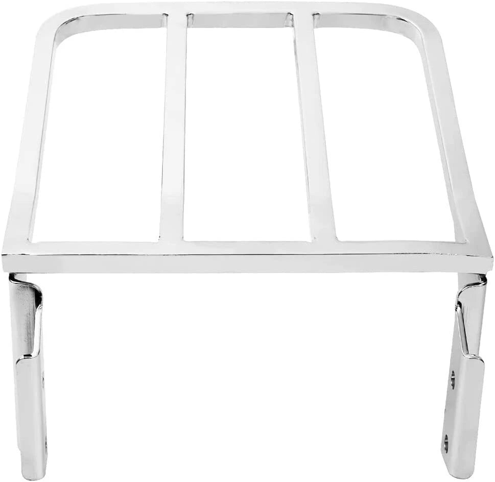 Chrome Rear Sissy Bar Backrest Luggage Rack for Harley Sportster Softail Dyna