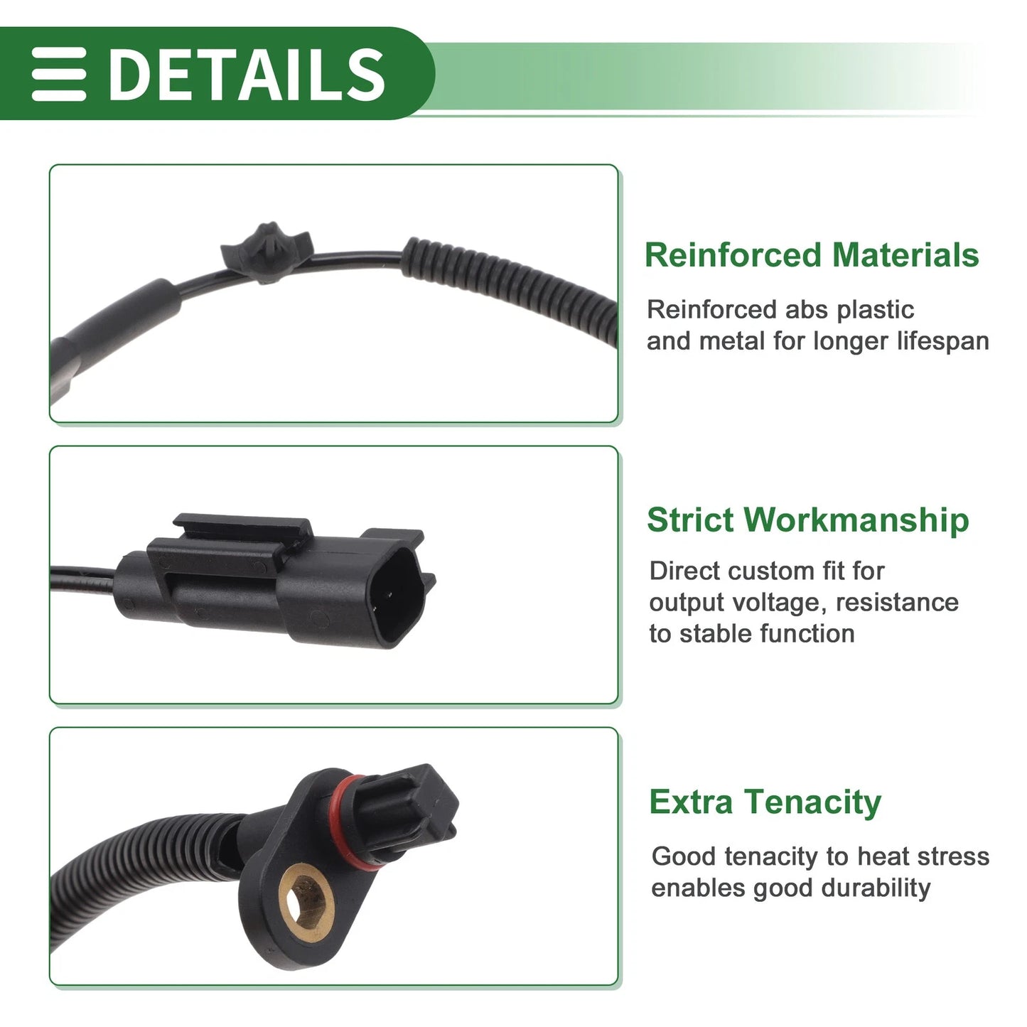 ABS Wheel Speed Sensor for Jeep Patriot FWD (2007-2017)