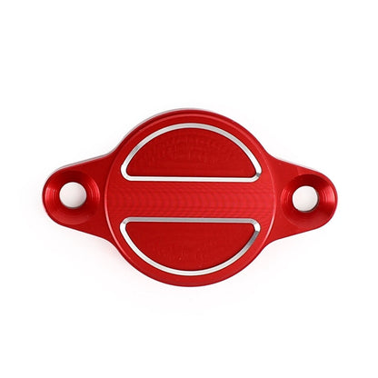 Oil Filter Cover - Red for Ducati Monster (696-1200)