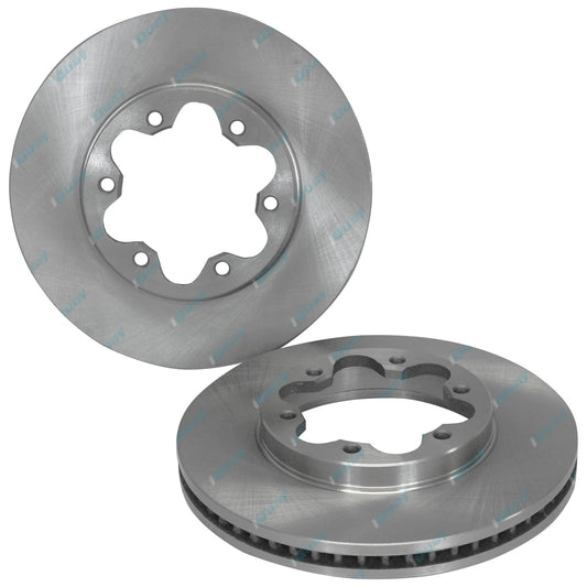 2 x Front Disc Brake Rotors for Toyota Hiace Van KDH TRH 200 Series (2005-2012)