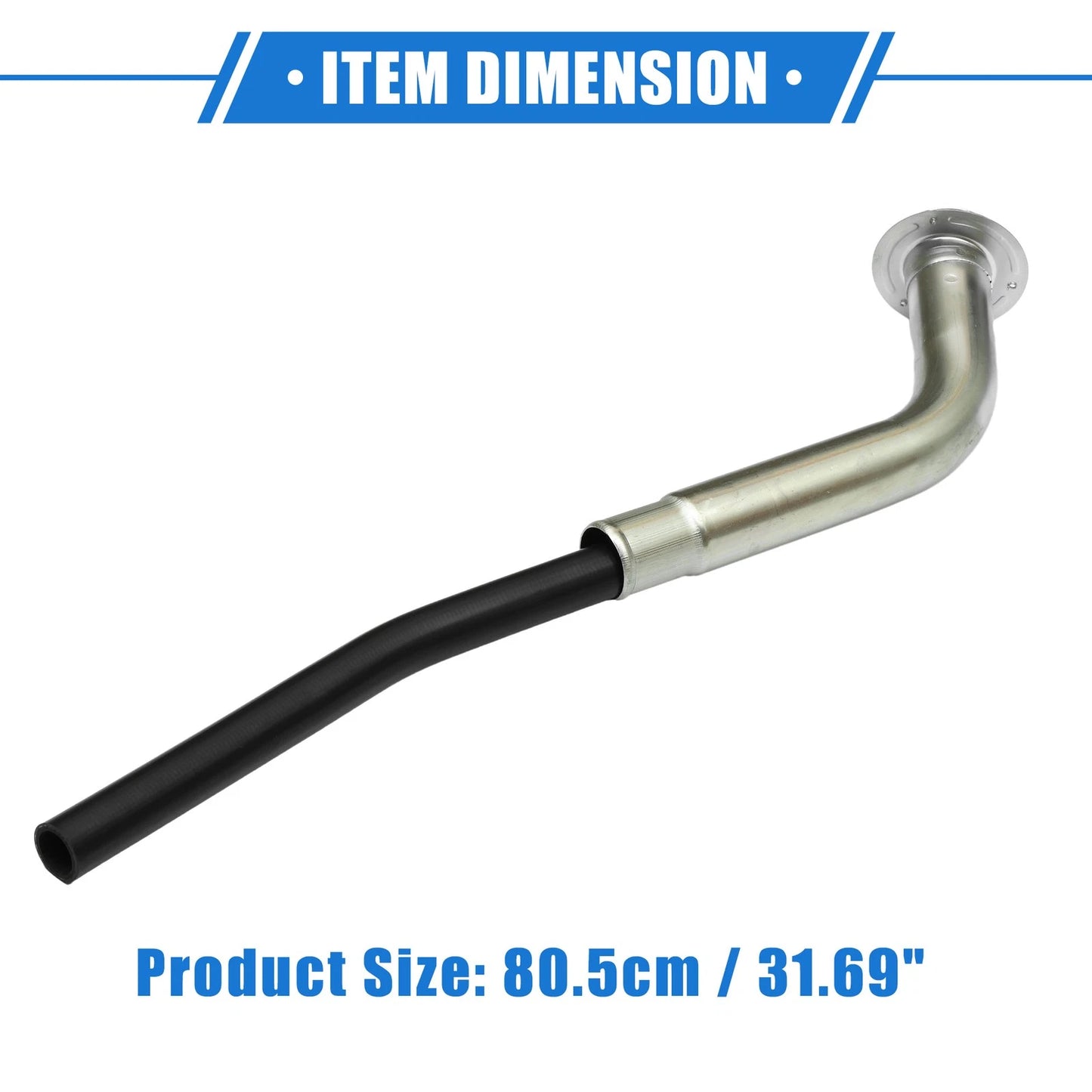 Fuel Tank Filler Neck for Ford F-350 1994-1997 Rear Tank Tube Pipe Hose