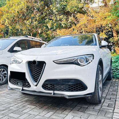 Front Bumper Spoiler Lip for Alfa Romeo Stelvio (2017-2025)