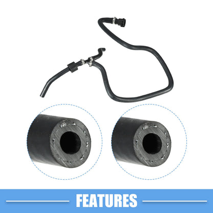 Coolant Hose No.17127509967 for BMW X5 4.4L V8 (2004-2006) Rubber Black