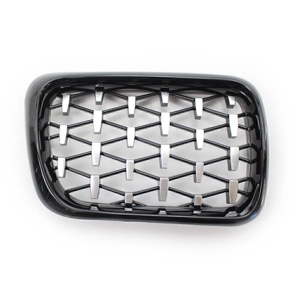 Front Bumper Mesh Grille Trim Cover for BMW E36 3 Series (1997-1999)