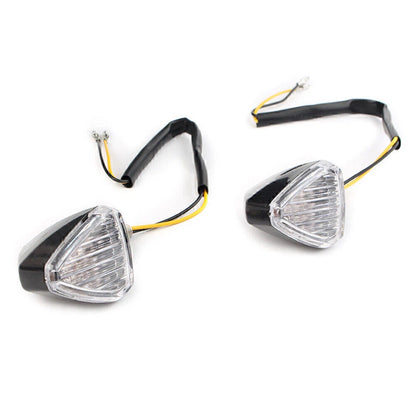 Clear LED Amber Turn Signal Lights for Suzuki Motorcycle