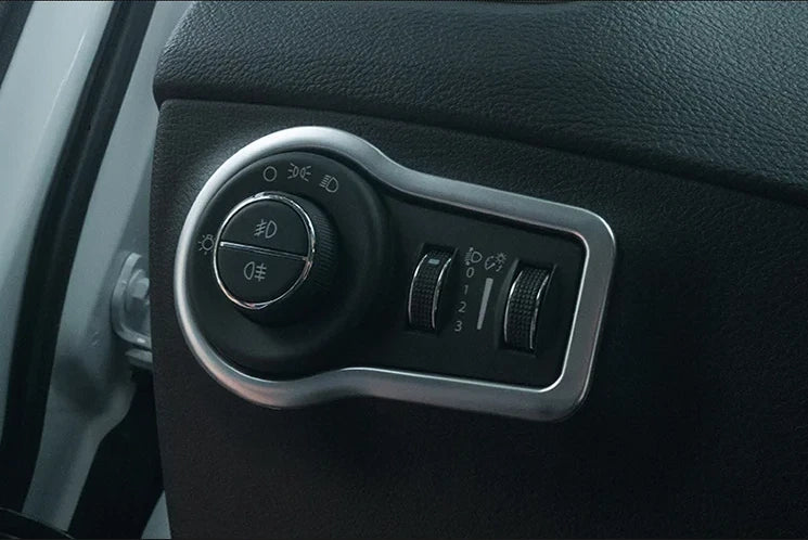 Head Light Adjust Control Button Cover Trim for JEEP Compass (2017-2021)