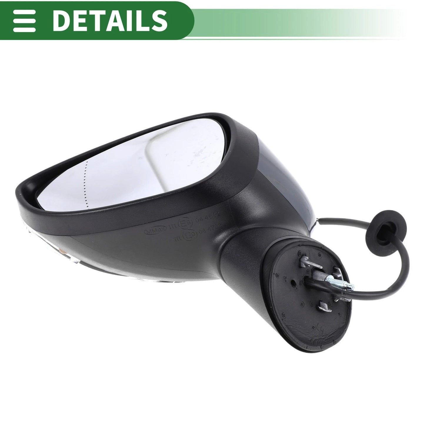 Left Side Door Mirror for Ford Fiesta Mk7 2008-2012 Electric Adjust Gray
