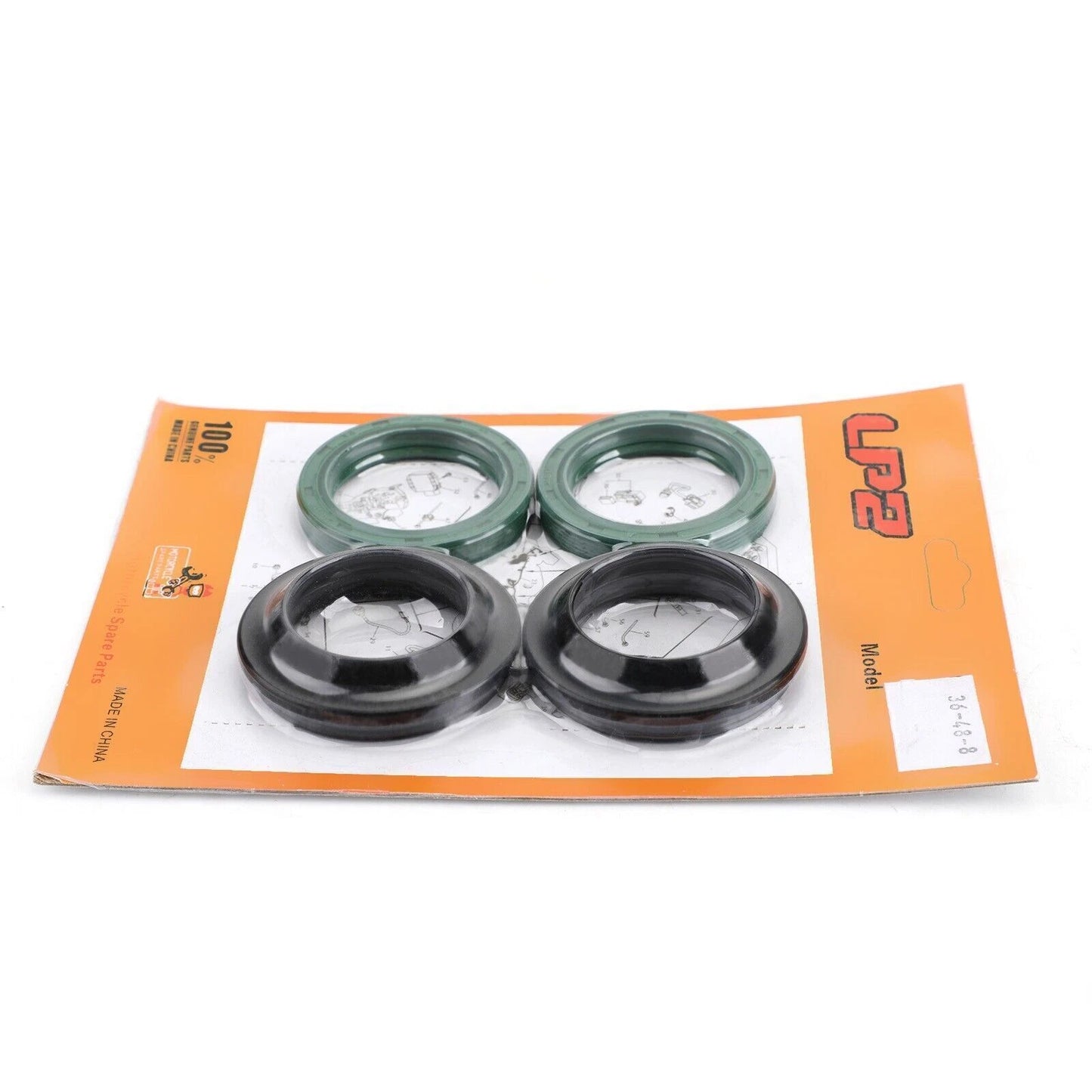 Fork Seal Ring Set with Dust Caps for Kawasaki KX80 KX850 Z750 (1980-2015)
