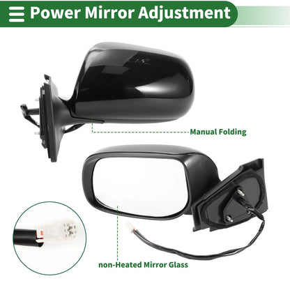 Left Side Door Mirror for Toyota Yaris Hatchback