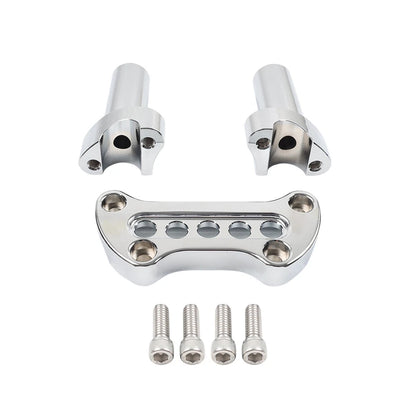 3.5" Handlebar Riser & Top Clamp for Harley Dyna Softail Sportster (2006-2023)