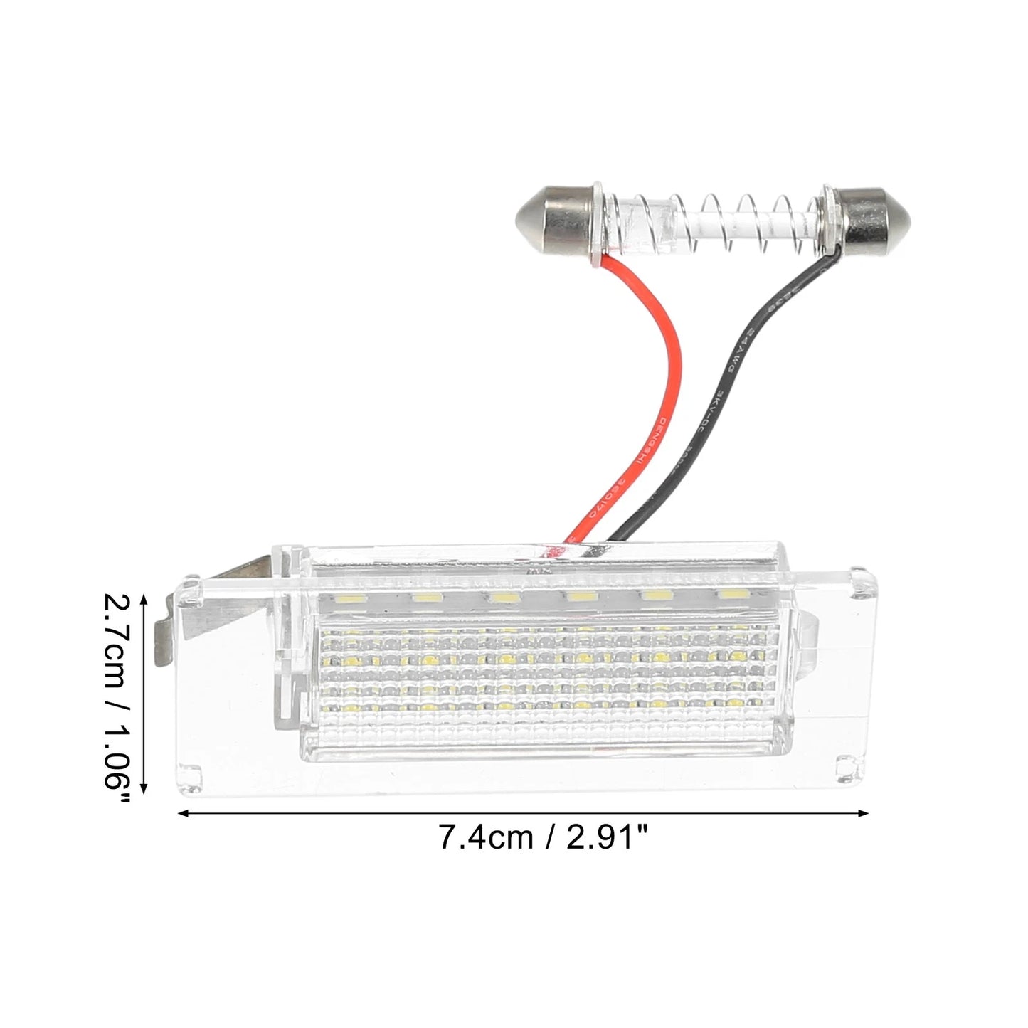 LED License Plate Lights for Peugeot Boxer (2005-2020)