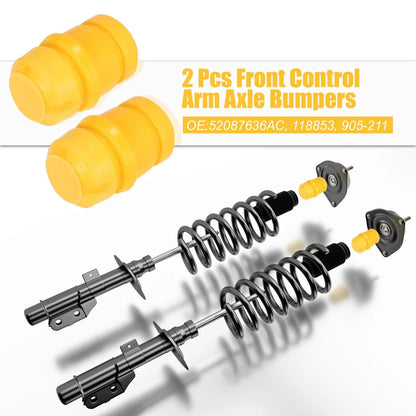 2 x Front Control Arm Axle Bumpers for Dodge Ram 3500 (1994-2002)