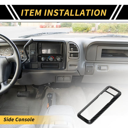 Carbon Fiber Headlight Switch Button Panel Cover for Ford Maverick (2022-2024)