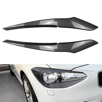 2 x Headlight Eyebrow Trim for BMW 1 Series F20 F21 (2011-2014)