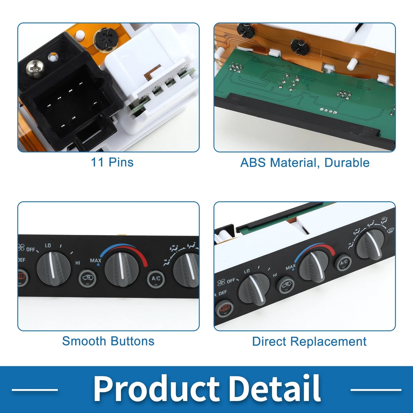 HVAC A/C Heater Climate Control Panel for Cadillac Escalade