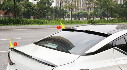 Rear Roof Spoiler Wing for Nissan Altima 2019-2024 Glossy Black 2 x Set