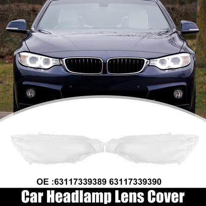 Car Front Headlight Lens Cover for BMW F30 F31 F35 (2013-2016)