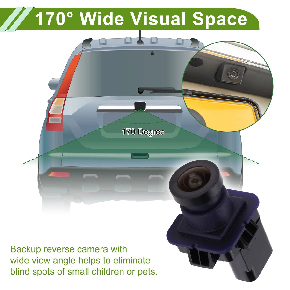 Rear View Backup Camera for Ford F-250 F-350 (2011-2016)