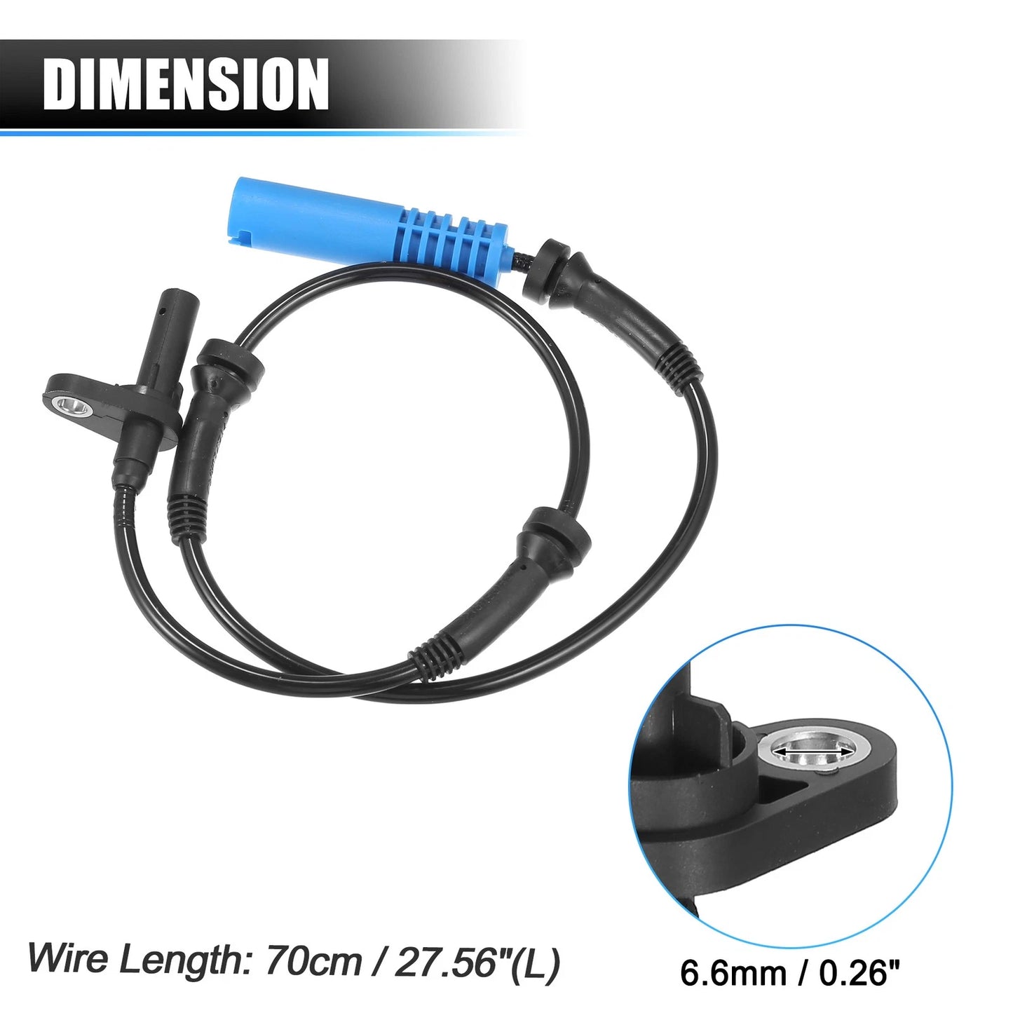 Front Left Right ABS Wheel Speed Sensor for BMW 525i 528i (2001-2007)