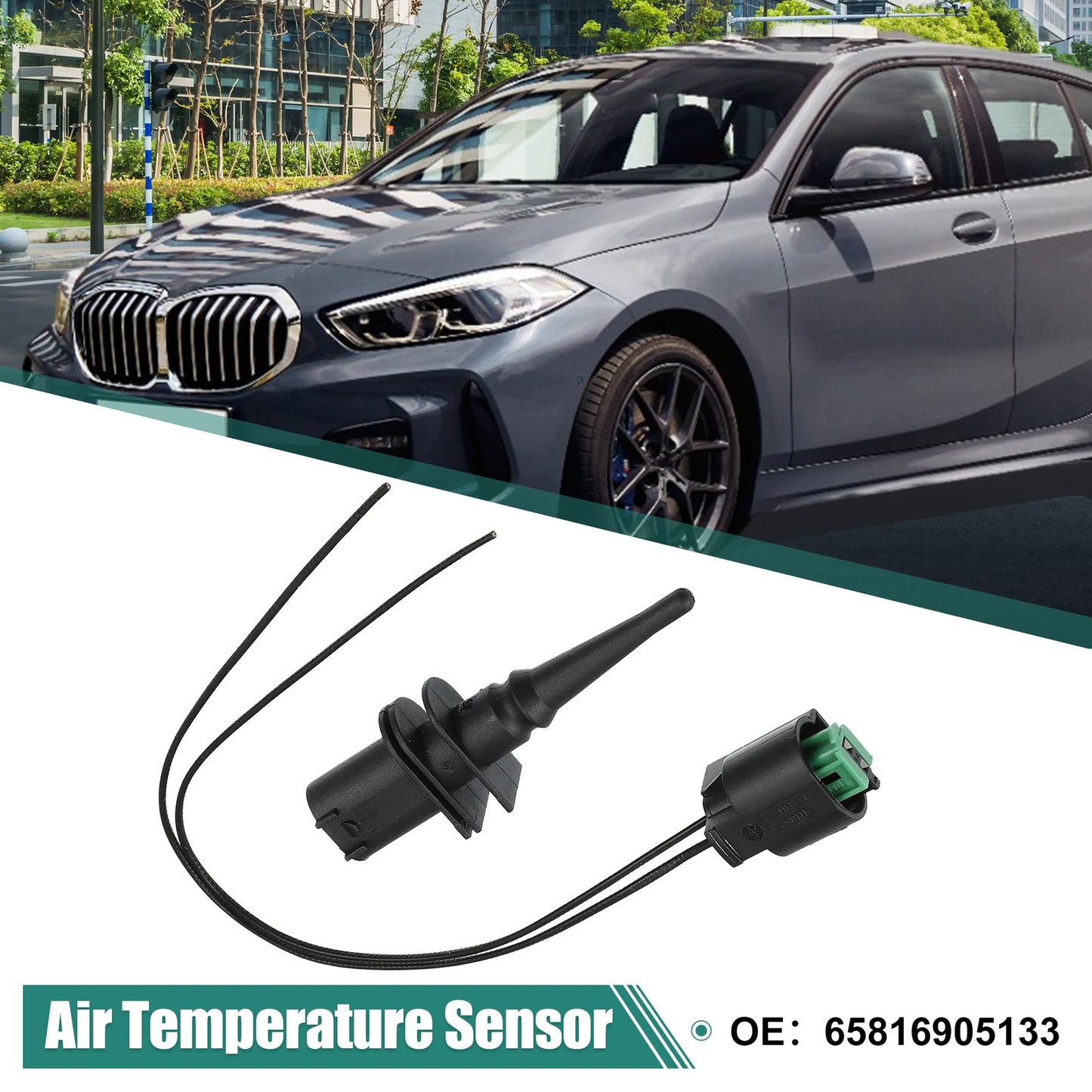 Ambient Air Temperature Sensor Pigtail Wire for BMW (2000-2006)