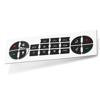 Set AC Dash Button Repair Kit Decal Stickers for Car