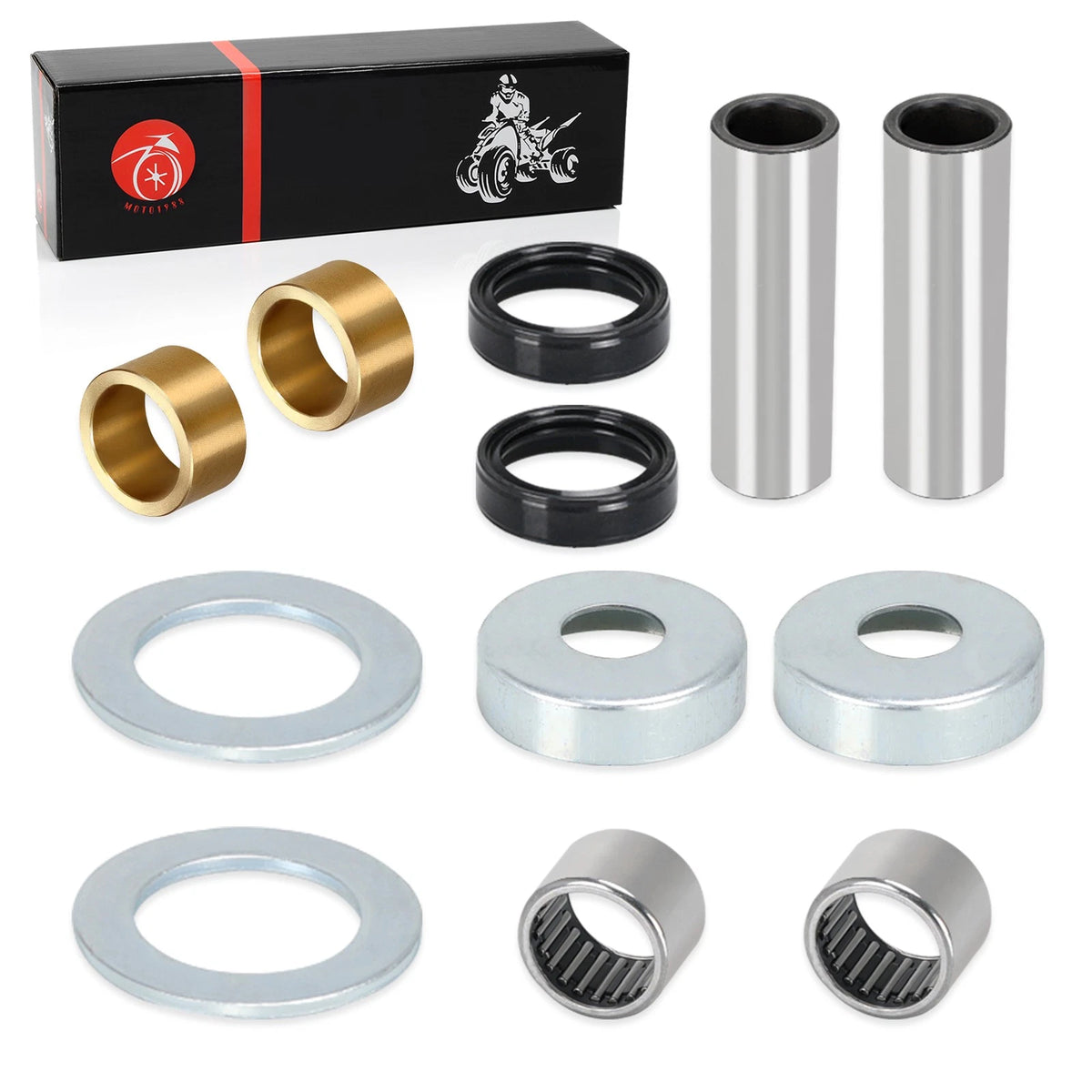 Swing Arm Needle Bearing Collar Seal Kit for Yamaha YFZ 450 (2004–2013)