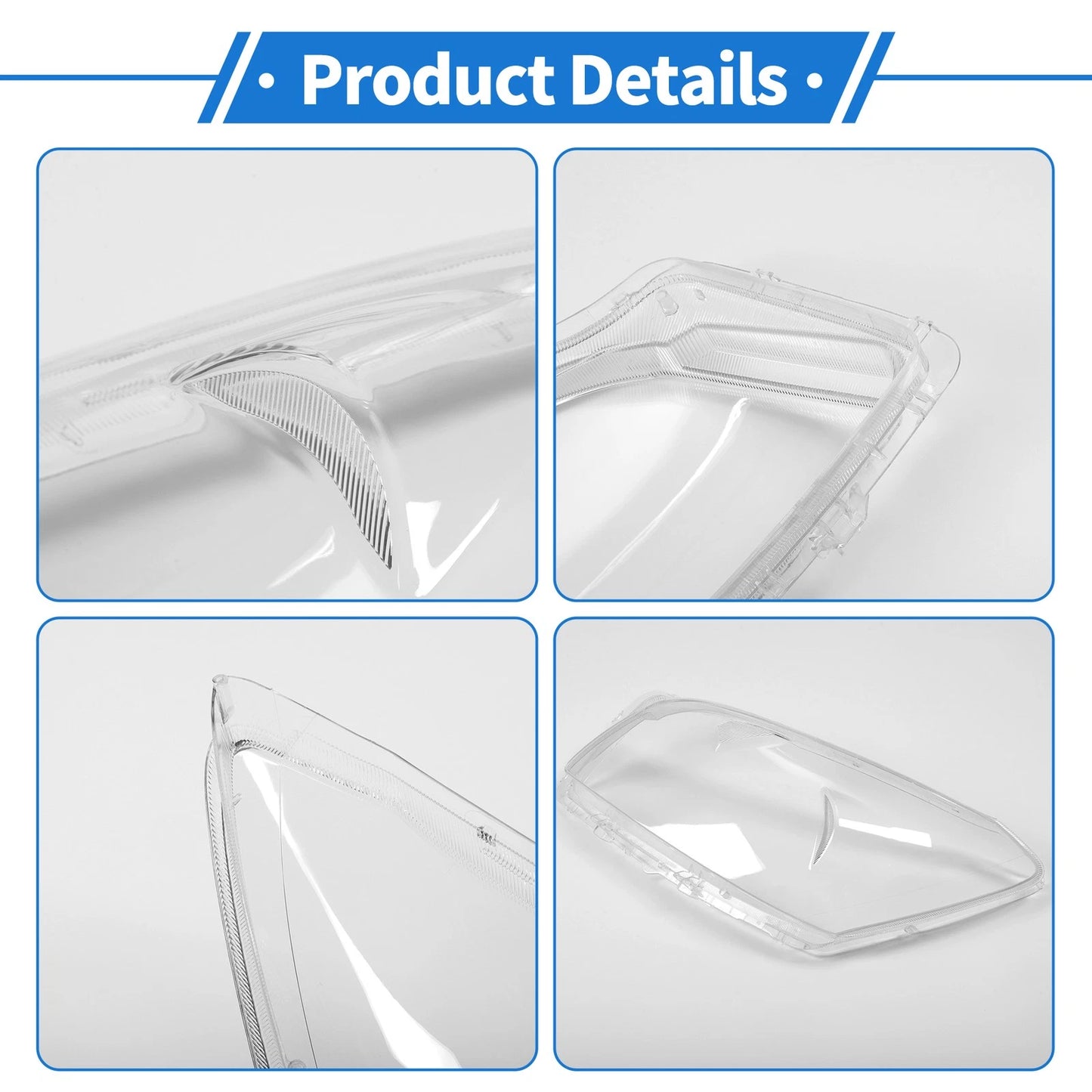 1 Pcs Front Left Headlight Lens Cover for Toyota RAV4 (2009-2012)
