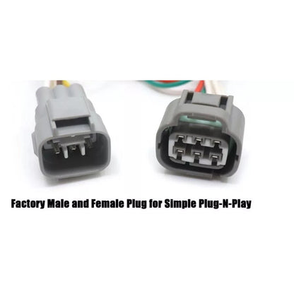 Trailer Wiring Harness Connector Adapter Set for Toyota T100 Tacoma (1995-2004)
