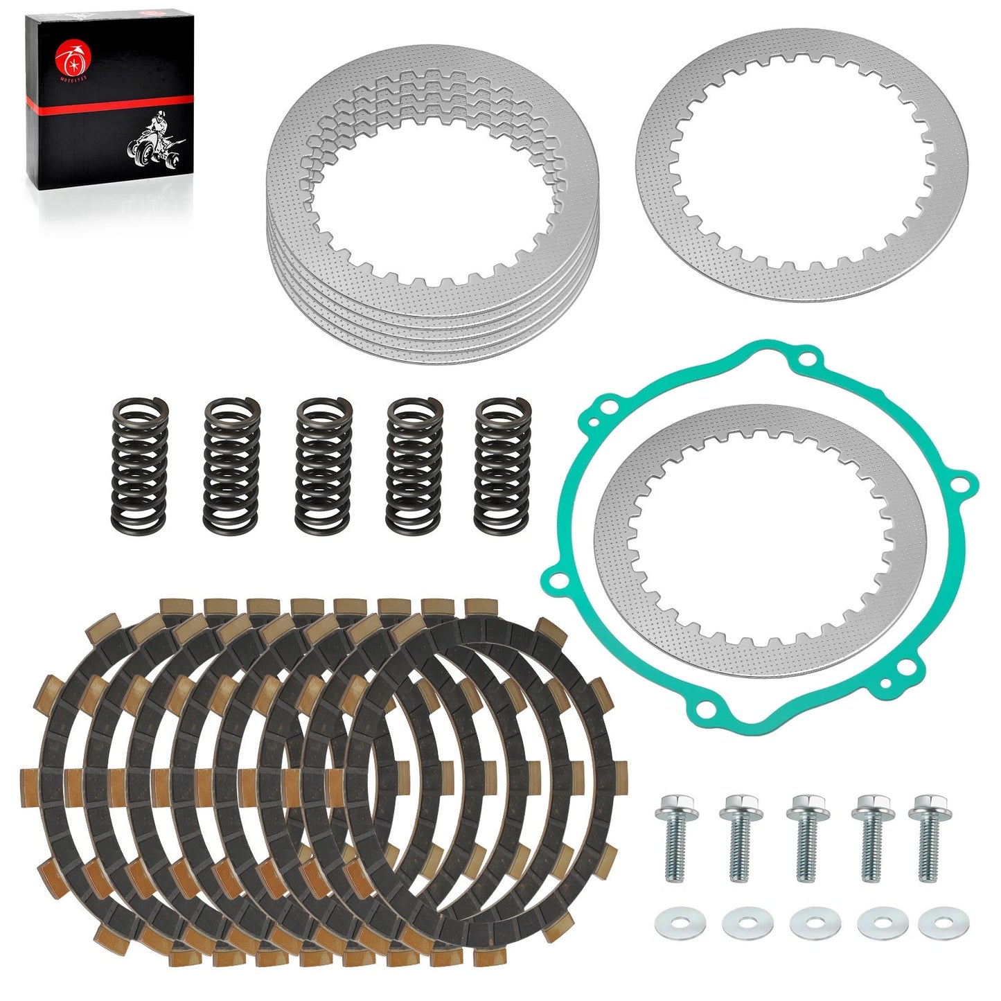 Clutch Friction Steel Plates Gasket for Yamaha YZ125 (1994–2004)