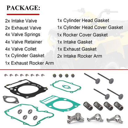 Rocker Arm & Head Valve Gasket Kit for Polaris Scrambler 500 (1997–2012)