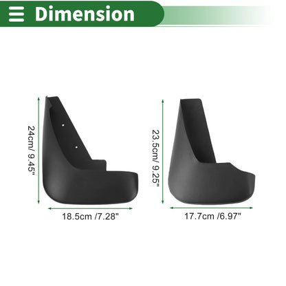 Mud Flaps Splash Guards for Ford Mondeo 2.5 (2003-2007)