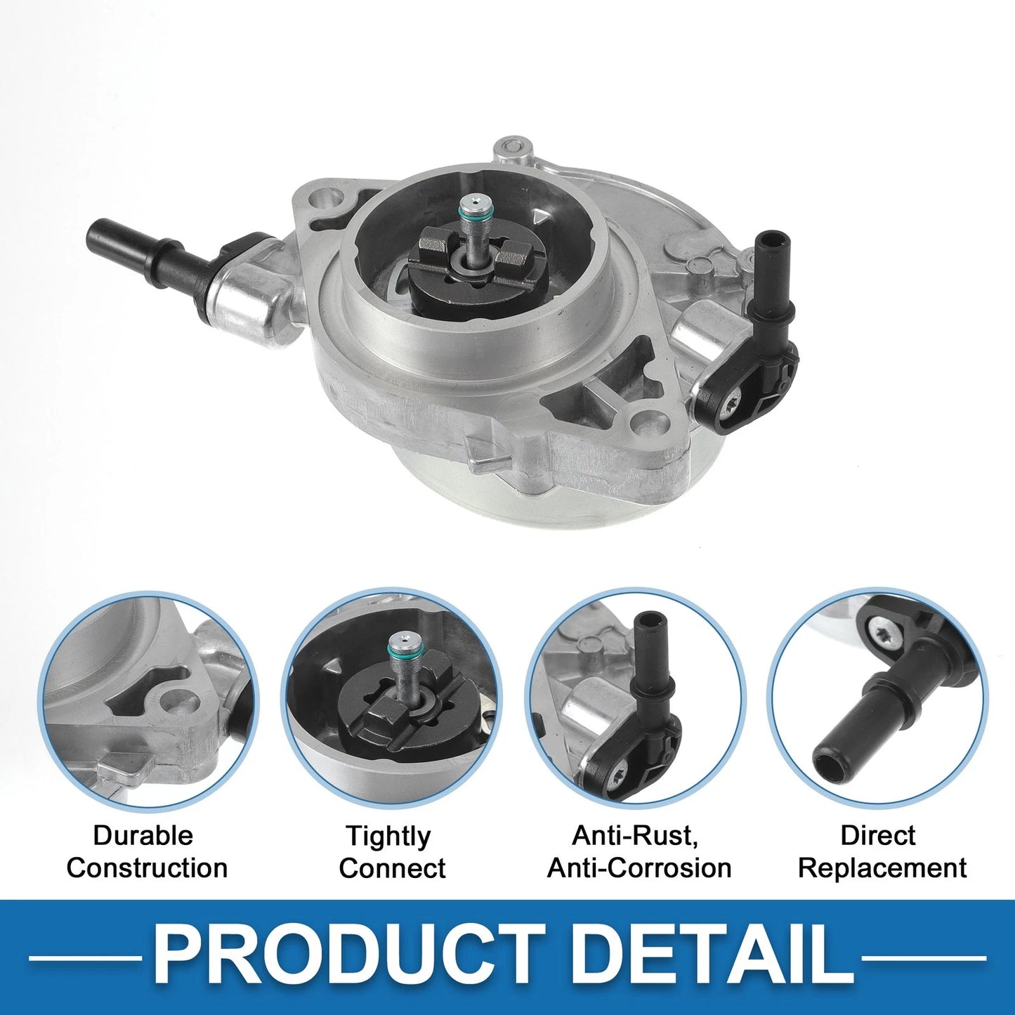Brake Vacuum Pump for Ford Transit 2007-2014 - Engine Vacuum Pump 2 x Units