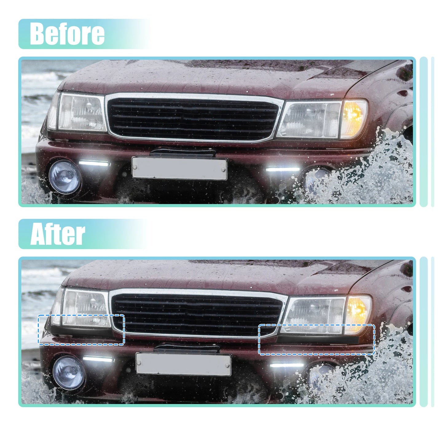 Front Bumper Grille Filler for Toyota (2000-2006)