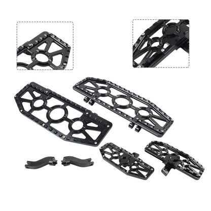 Alu Front Floorboard & Rear Foot Pegs with Mounts for Harley Touring (1993-2023)