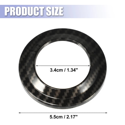 2 x Pillar Speaker Decoration Covers for Jeep Carbon Fiber Pattern (2018-2023)