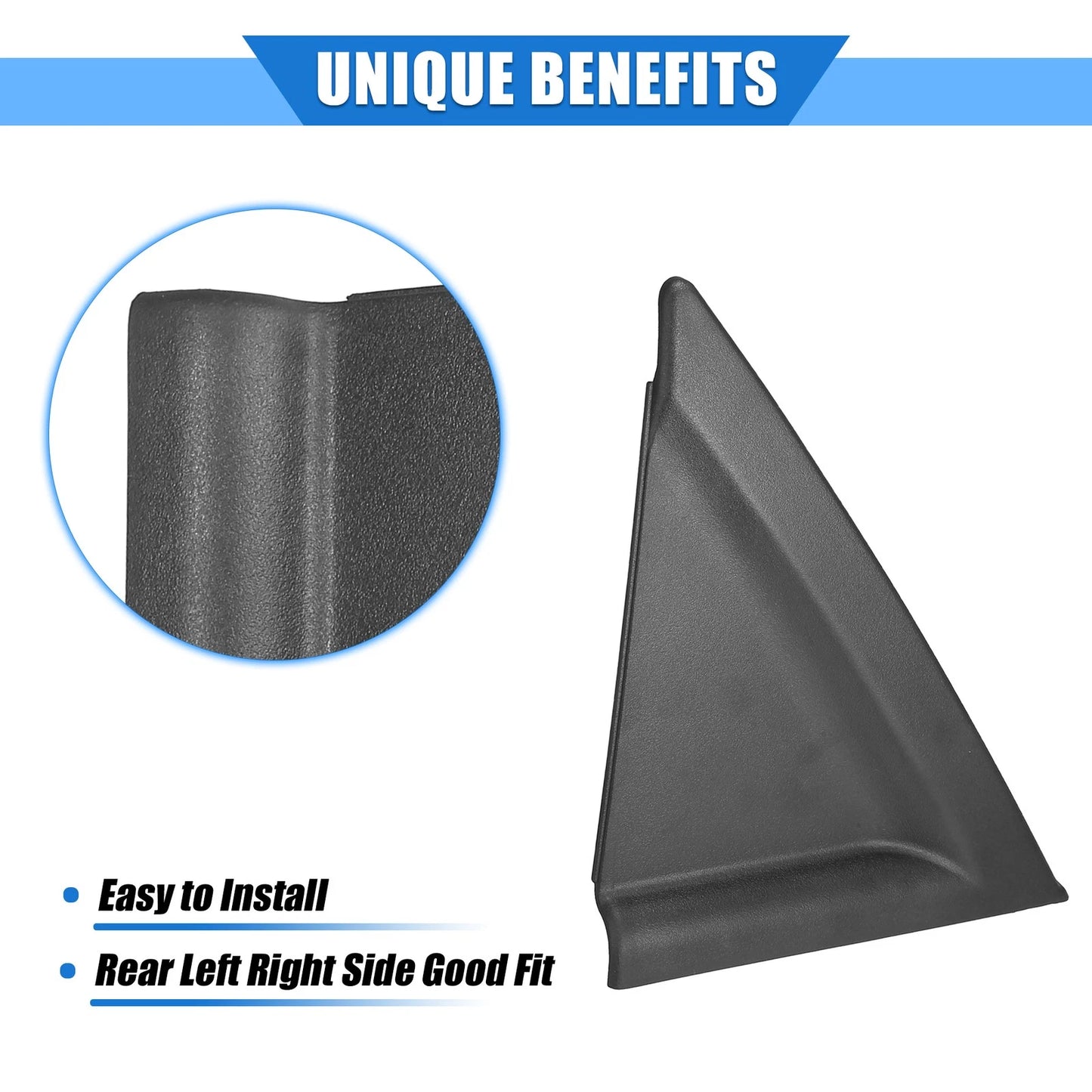 Left Right Mirror Corner Triangle Fender Covers for Kia Spectra (2004-2009)
