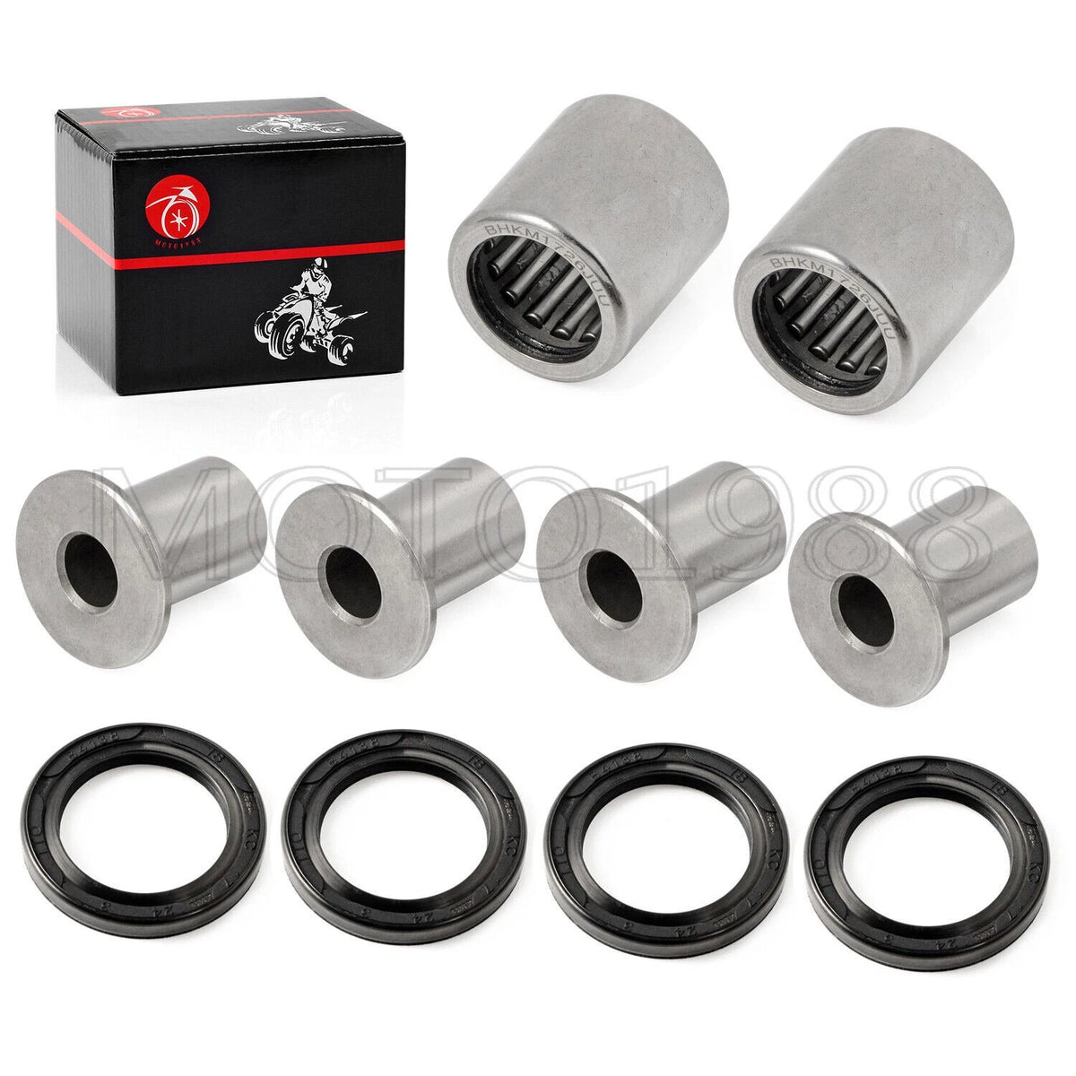Front Upper A Arm Bushings Bearing Seal for Kawasaki KFX400 (2003–2006)