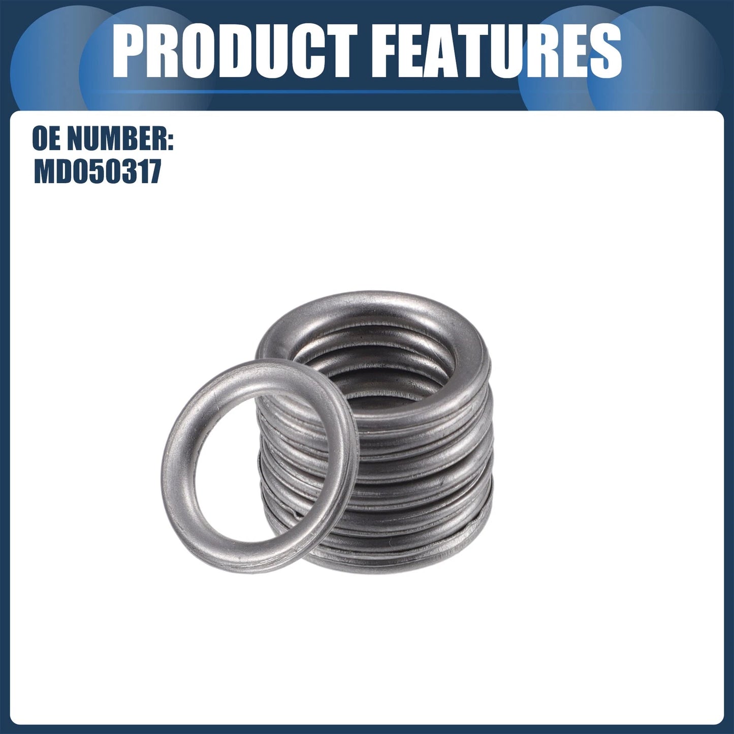 25pcs 14mm Oil Drain Plug Gaskets for Mitsubishi Lancer (2005-2014)