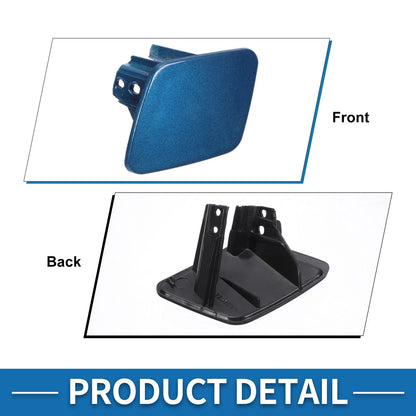 Front Left Bumper Headlight Washer Nozzle Cover for BMW 1 Series Blue