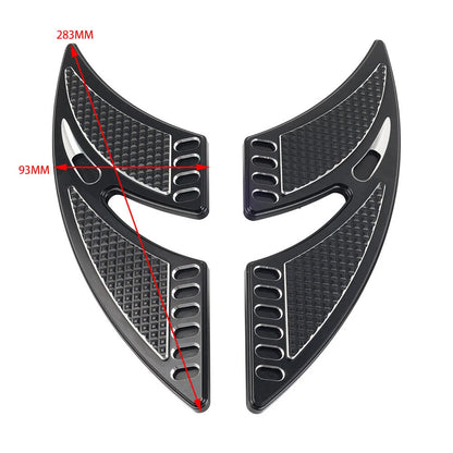 Cut Rear Floorboards Footpegs 2 x Aluminum for Harley Touring Models (93-Current)