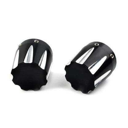 Front Axle Nut Covers for Harley Dyna, Fatboy, Electra, Street Glide, Road King (2006-2023)