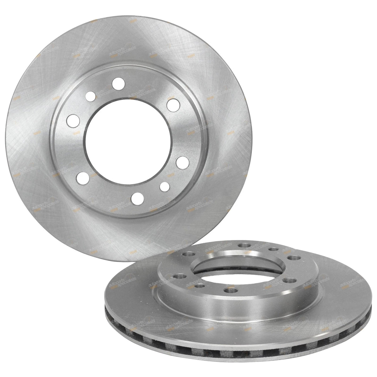 2 x Front Disc Rotors + Brake Pads for Hilux (1988–1997)